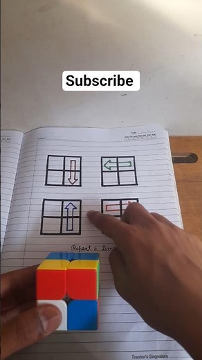 2x2 rubik's cube solve beginner method fast || #shorts #cube #puzzle