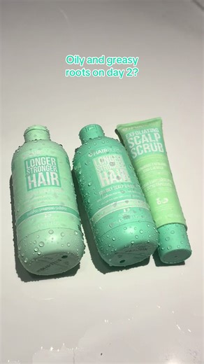 Girls I've been hunting for good shampoos and conditioner for greasy hair for ages and this one works wonders for my hair #fyp #hairwashday #greasyhair #oilyscalp #hairburst