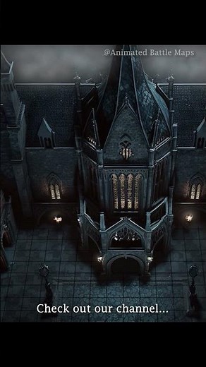 D&D | Curse of Strahd Castle Ravenloft No Rain | Animated Battle Maps