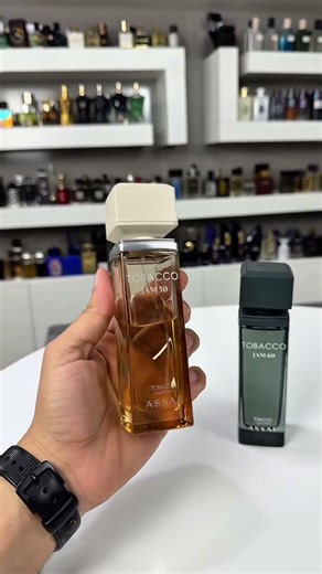 مقارنة سريعة بين عطر توباكو جام 50 وتوباكو جام 60 من عطور عساف.