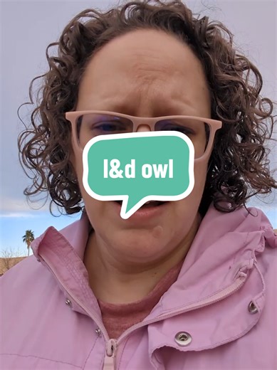 an #owl having a baby. #laboranddelivery