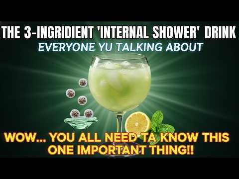 The 3 Ingredient Internal Shower Drink Everyone