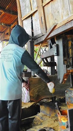 log kayu jati #wheelsaw #woodworking #automobile