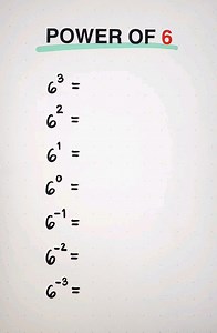 468K views · 10K reactions | Power of 6: Exponents and Algebra #math #mathematics #TeacherGon #Algebra #mathtutor | Ako si Teacher Gon | Facebook