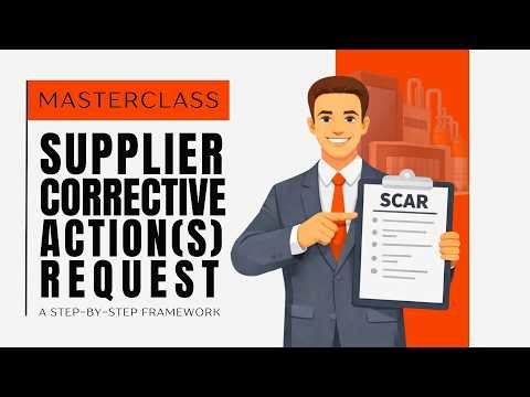 SCAR Masterclass: How to Manage Supplier Corrective Actions Like a Pro