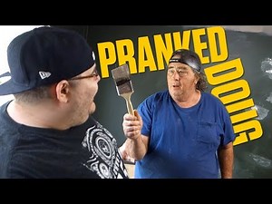 WE PRANKED DOUG!! **HE FLIPS OUT**
