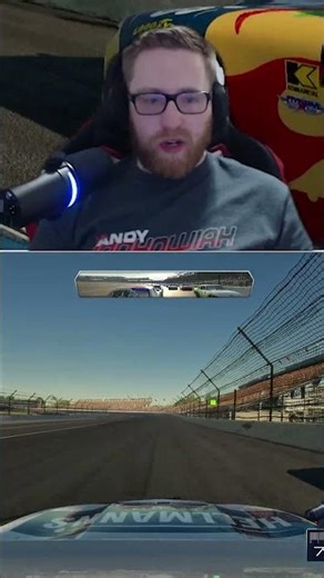 OUR RACE WAS RUINED WITH THIS ONE WRONG MOVE! #nascar25 #racing #shorts