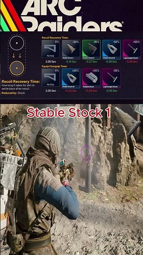 ARC RAIDERS- Stable Stock Recoil Recovery Time Testing #arcraiders #gaming