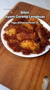 Bikin ayam goreng lengkuas sekarang semudah ini 🥰