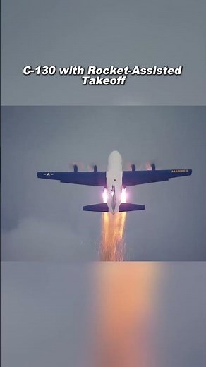 C-130 with Rocket-Assisted Takeoff