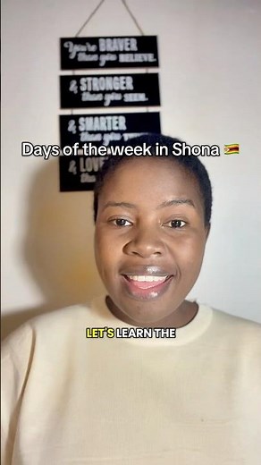 Let’s learn the days of the week in Shona! 🇿🇼