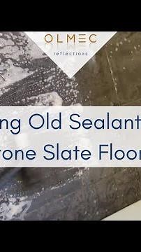 Stripping Old Sealant Off of Beautiful Slate Floors