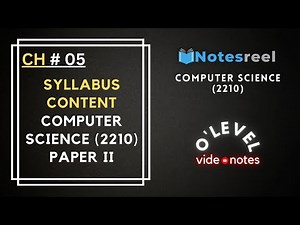 Computer Science 2210 Syllabus Overview | Paper II Ch 5 The internet and its uses