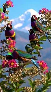 Beutiful Color of Gouldian Finch #birdsong #birdsounds #thebirdsonggroup