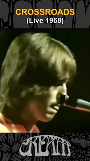 CREAM - Crossroads (Live 1968) #cream #ericclapton #rockstar #guitarist
