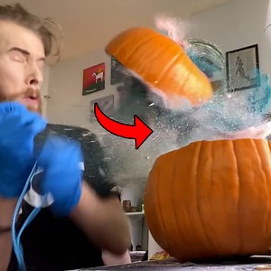 8.8M views · 78K reactions | Exploding a Glitter Pumpkin!  | Brandon Farris | Facebook
