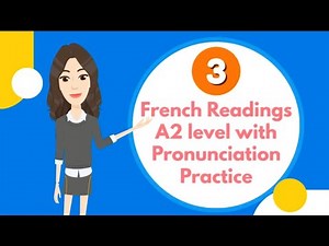 3 French Readings A2 level with Pronunciation Practice - Part 4 #frenchreading #learnfrench