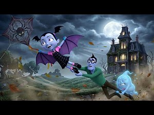 Halloween Mischief Vampire Girl and the Haunted Spider Kite! 🕸️👻 | Funnny Vampirina Animation