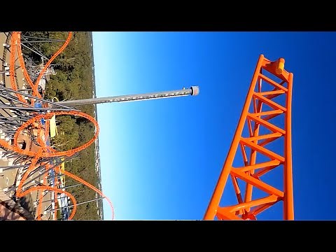 Steel Taipan Spinning Back Seat POV - Dreamworld Gold Coast