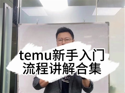 temu新手入门流程讲解合集