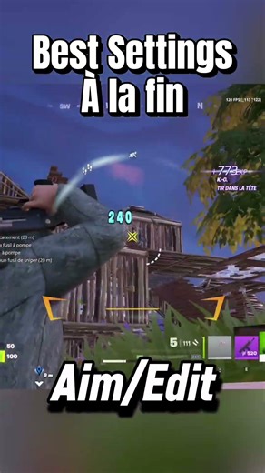 //BEST SETTINGS// CODE MAP 🛠️9892-0114-3791#fortnite #gaming