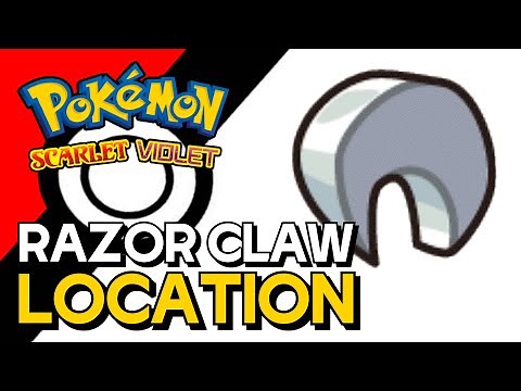 Pokemon Scarlet & Violet - Razor Claw Location