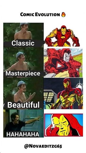 Iron Man Animation Evolution 🔥 From Classic to Meme 😂