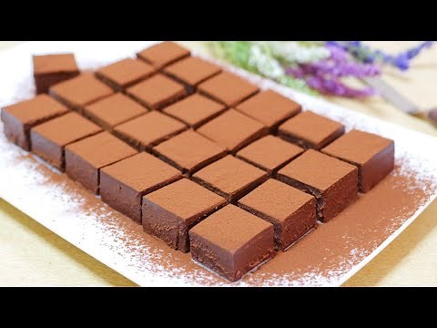 牛乳とチョコだけで作る簡単生チョコレート Nama Chocolate made only with milk and chocolate