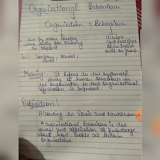 what is organisational behaviour| meaning|