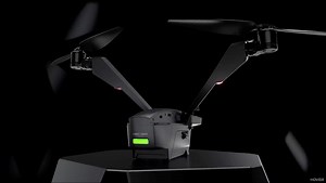The V-Coptr Falcon is a bi-copter drone that has a 50-minute battery life