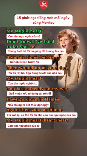 3.7M views · 87K reactions | Bí quyết giúp bé giỏi tiếng Anh chỉ từ 2k/ngày: https://tinyurl.com/32926bvt  Hôm nay học bài hát mới với Monkey nhé! | Monkey Stories | Facebook