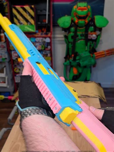 Nerf Shell Ejecting Lever Action Wingchester V3 #nerfleveraction #nerfrifle #nerftoy #3dprintedtoy #nerf