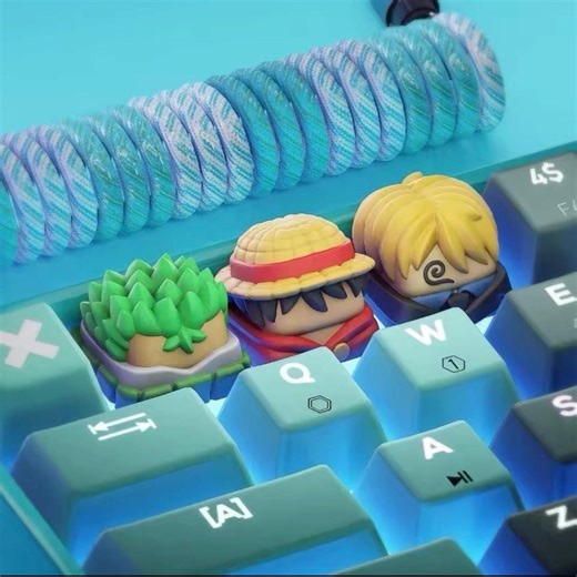 Custom 3D Printed Anime Keycaps - Etsy UK