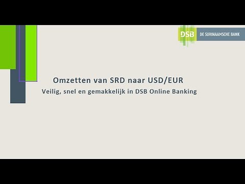 Vreemde Valuta Aankopen in DSB Online Banking