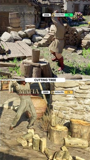 Cutting Tree – CRIMSON DESERT (2026) vs. MAFIA: THE OLD COUNTRY (2025)