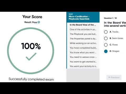 Micro-Certification - Playbooks Essentials | Playbooks Essentials Micro-Certification Assessment