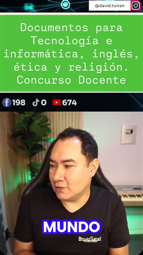 David Tuirán ®️• El Profe Curioso on Instagram: "Estos son algunos de los documentos que se deben conocer para la prueba específica de tecnología e informática, inglés, ética y valores y educación religiosa del concurso docente. #concursodocente #educacion #davidtuiran #cnsc #profecurioso"