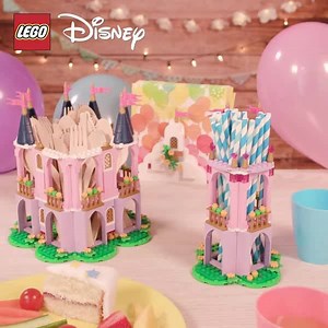 Here are some super cute LEGO Disney Princess inspired builds for your child’s next birthday party! | LEGO