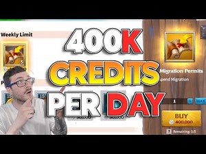 How To Farm Permits EASY! 400K Credits PER DAY! | Call of Dragons Migration Guide