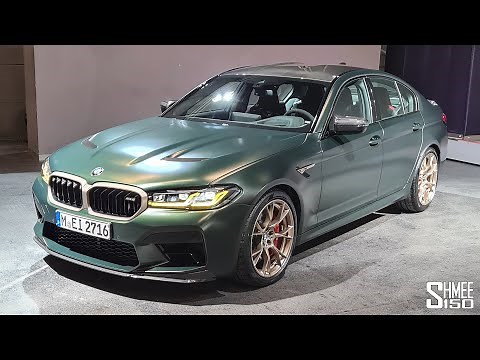 New BMW M5 CS! FIRST LOOK at the Super Saloon
