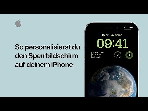 So personalisierst du den Sperrbildschirm auf deinem iPhone | Apple Support