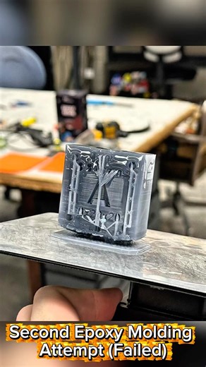 Second Epoxy Molding Attempt (Failed)