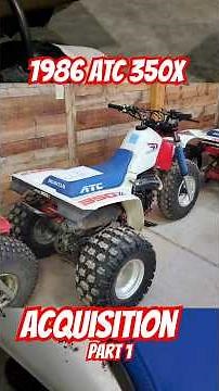 1986 ATC 350X Review From The Three Wheeler Collection Sale! PART 1 #honda #review #sale