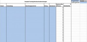Excel Template Travel Expense Report - Etsy Australia