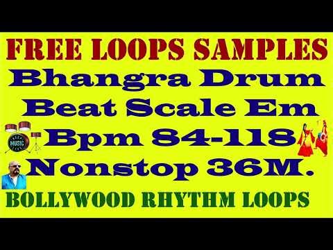 Bhangra Drum Beat Scale Em | Tempo 84 to118 | By Parag | Dance And Sing Any Songs Nonstop 36 Mins |
