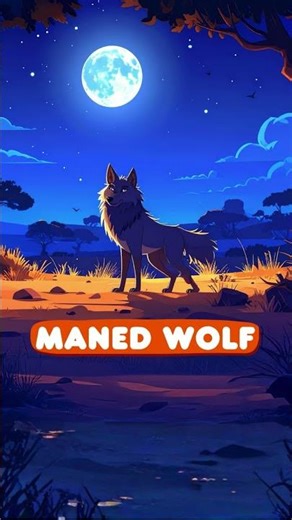 🐺 Maned Wolf | The Grassland Singer