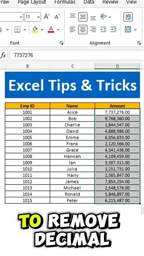 Change Numbers Into Systematic Way In Excel #exceltips #exceltricks #exceltutorial #excel