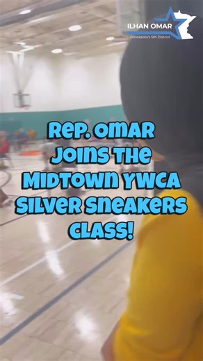 The Silver Sneakers program helps seniors on Medicaid stay healthy and active! I spent a great afternoon at the Midtown YWCA Silver Sneakers to hear directly from seniors. We discussed ways we can expand Social Security and fight back against the Trump administration. 💪🏽 | Rep. Ilhan Omar