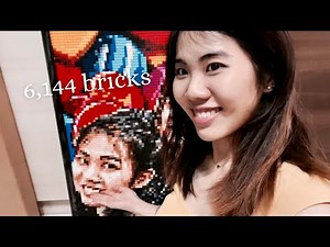 Photobrick review 🖼 Building my face with lego bricks