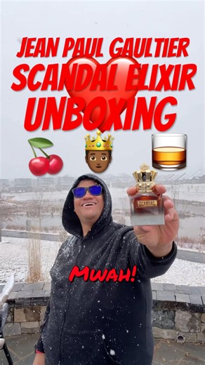 Jean Paul Gaultier Scandal Elixir Unboxing 👑🍒🥃 #shorts #cologne #fragrance #perfume